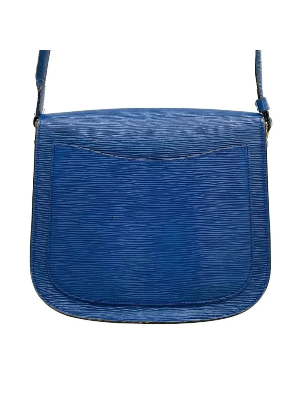Louis Vuitton Shoulder Bag Epi Sun Crew Toledo Blue Leather